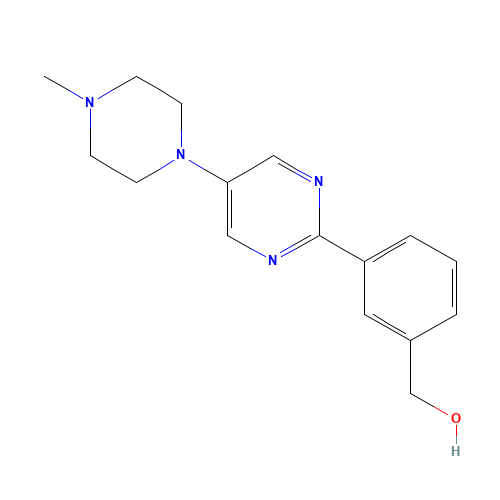[3-[5-(4-methylpiperazin-1-yl)pyrimidin-2-yl]phenyl]methanol (CAS: 1092568-96-1) - Related Chemical Product