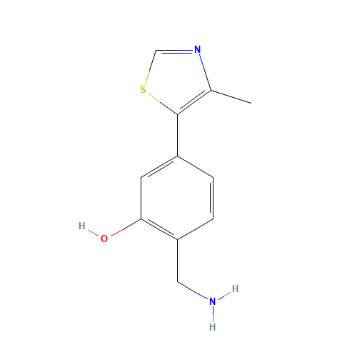 2-(aminomethyl)-5-(4-methyl-1,3-thiazol-5-yl)phenol (CAS: 1448190-11-1) - Related Chemical Product