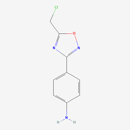 4-[5-(chloromethyl)-1,2,4-oxadiazol-3-yl]aniline (CAS: 6674-17-5) - Related Chemical Product