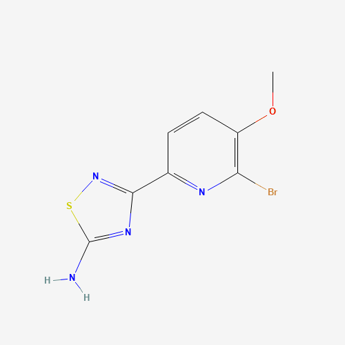 3-(6-bromo-5-methoxypyridin-2-yl)-1,2,4-thiadiazol-5-amine (CAS: 1179361-17-1) - Related Chemical Product