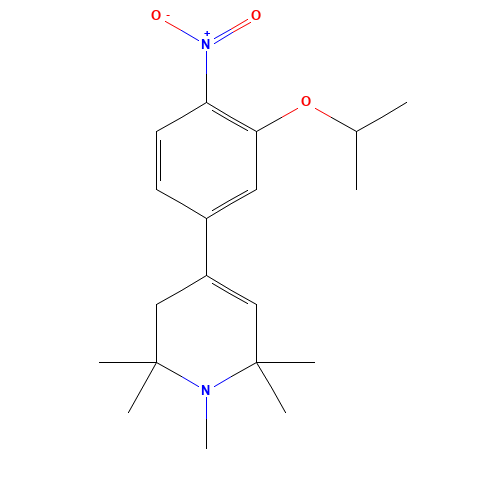 1,2,2,6,6-pentamethyl-4-(4-nitro-3-propan-2-yloxyphenyl)-3H-pyridine (CAS: 1462951-44-5) - Related Chemical Product