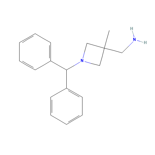 (1-benzhydryl-3-methylazetidin-3-yl)methanamine (CAS: 133891-59-5) - Related Chemical Product