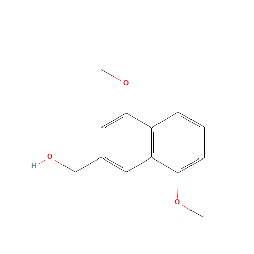(4-ethoxy-8-methoxynaphthalen-2-yl)methanol (CAS: 1360914-58-4) - Related Chemical Product