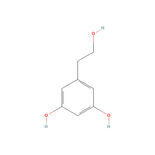 5-(2-hydroxyethyl)benzene-1,3-diol (CAS: 875647-75-9) - Chemical Structure and Molecular Formula 
