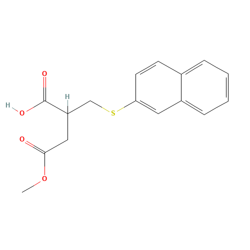 4-methoxy-2-(naphthalen-2-ylsulfanylmethyl)-4-oxobutanoic acid (CAS: 182157-47-7) - Related Chemical Product