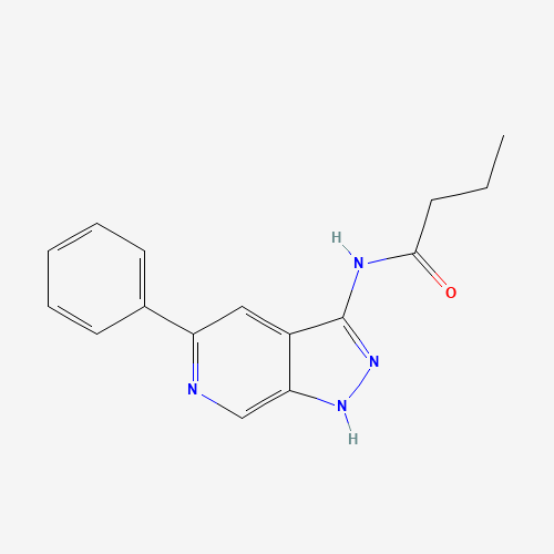 N-(5-phenyl-1H-pyrazolo[3,4-c]pyridin-3-yl)butanamide (CAS: 439290-41-2) - Related Chemical Product