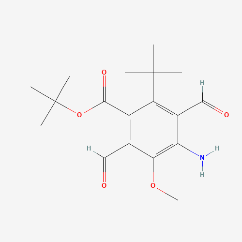tert-butyl 4-amino-2-tert-butyl-3,6-diformyl-5-methoxybenzoate (CAS: 1400287-35-5) - Related Chemical Product