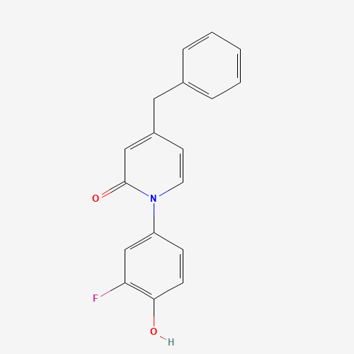 4-benzyl-1-(3-fluoro-4-hydroxyphenyl)pyridin-2-one (CAS: 960298-01-5) - Related Chemical Product