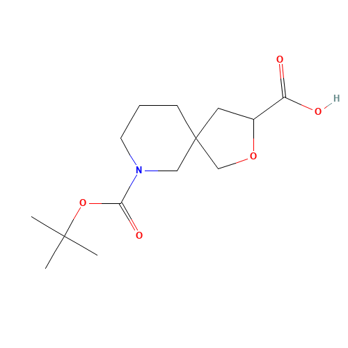 9-[(2-methylpropan-2-yl)oxycarbonyl]-2-oxa-9-azaspiro[4.5]decane-3-carboxylic acid (CAS: 1160246-92-3) - Related Chemical Product