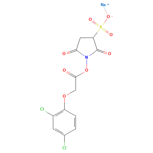 sodium;1-[2-(2,4-dichlorophenoxy)acetyl]oxy-2,5-dioxopyrrolidine-3-sulfonate (CAS: 1135339-78-4) - Related Chemical Product