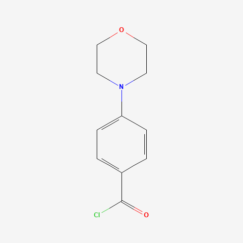 4-morpholin-4-ylbenzoyl chloride;hydrochloride (CAS: 162848-18-2) - Chemical Structure and Molecular Formula 