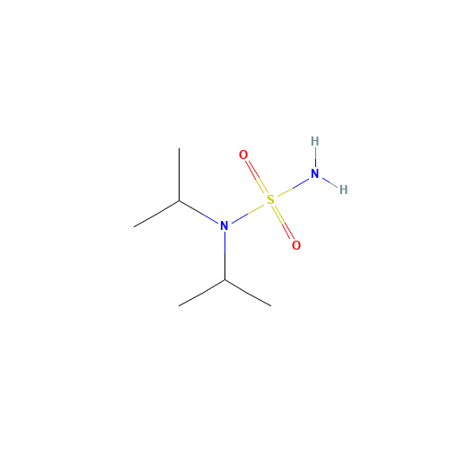 2-[propan-2-yl(sulfamoyl)amino]propane (CAS: 10539-81-8) - Chemical Structure and Molecular Formula 