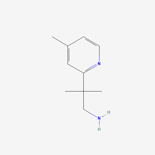 2-methyl-2-(4-methylpyridin-2-yl)propan-1-amine (CAS: 1232432-61-9) - Related Chemical Product