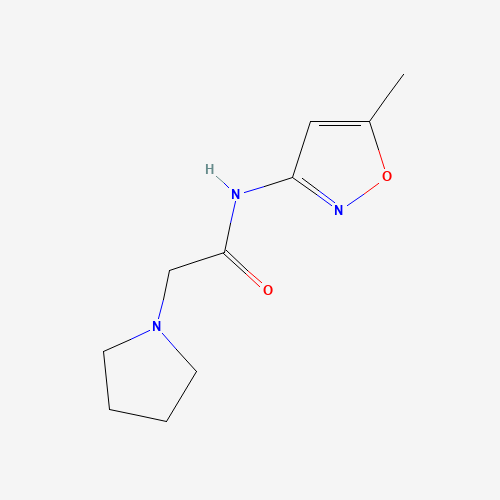 N-(5-methyl-1,2-oxazol-3-yl)-2-pyrrolidin-1-ylacetamide (CAS: 666821-88-1) - Related Chemical Product