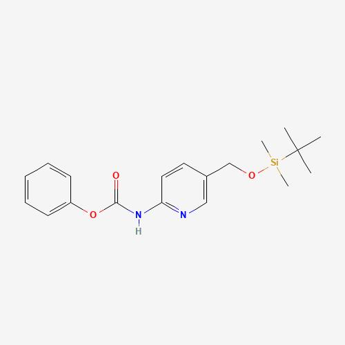 phenyl N-[5-[[tert-butyl(dimethyl)silyl]oxymethyl]pyridin-2-yl]carbamate (CAS: 1018447-30-7) - Related Chemical Product