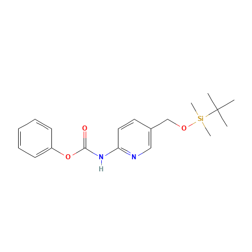 phenyl N-[5-[[tert-butyl(dimethyl)silyl]oxymethyl]pyridin-2-yl]carbamate (CAS: 1018447-30-7) - Related Chemical Product
