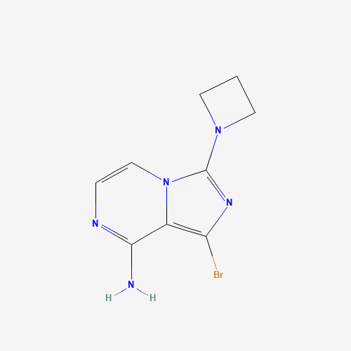 3-(azetidin-1-yl)-1-bromoimidazo[1,5-a]pyrazin-8-amine (CAS: 1419222-66-4) - Related Chemical Product