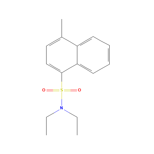 N,N-diethyl-4-methylnaphthalene-1-sulfonamide (CAS: 215610-69-8) - Related Chemical Product