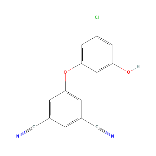 5-(3-chloro-5-hydroxyphenoxy)benzene-1,3-dicarbonitrile (CAS: 920036-19-7) - Related Chemical Product