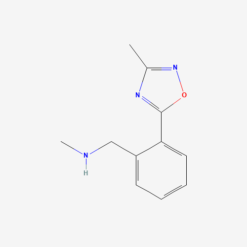 N-methyl-1-[2-(3-methyl-1,2,4-oxadiazol-5-yl)phenyl]methanamine (CAS: 879896-56-7) - Related Chemical Product