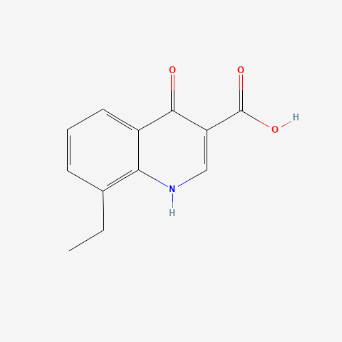 8-ethyl-4-oxo-1H-quinoline-3-carboxylic acid (CAS: 63136-16-3) - Chemical Structure and Molecular Formula 