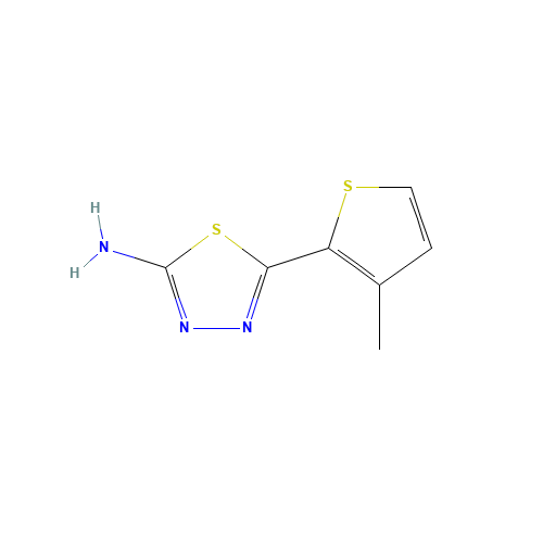 5-(3-methylthiophen-2-yl)-1,3,4-thiadiazol-2-amine (CAS: 299933-32-7) - Related Chemical Product