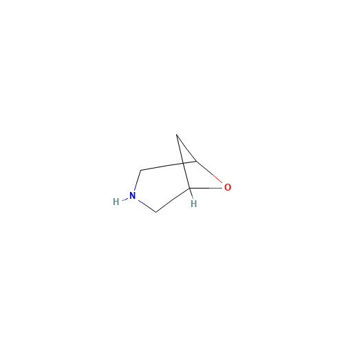6-oxa-3-azabicyclo[3.1.1]heptane (CAS: 112461-31-1) - Chemical Structure and Molecular Formula 
