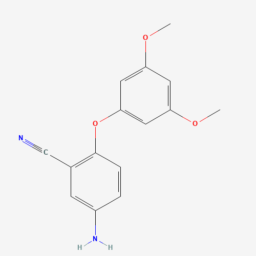 5-amino-2-(3,5-dimethoxyphenoxy)benzonitrile (CAS: 315226-81-4) - Related Chemical Product