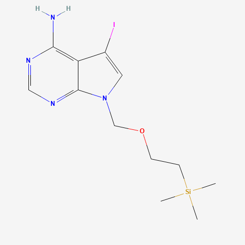 5-iodo-7-(2-trimethylsilylethoxymethyl)pyrrolo[2,3-d]pyrimidin-4-amine (CAS: 1207543-31-4) - Related Chemical Product