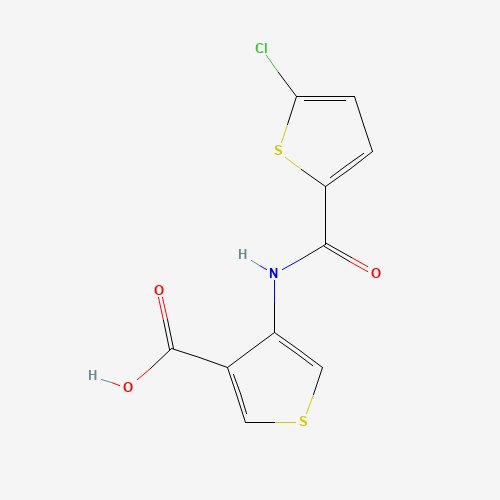 4-[(5-chlorothiophene-2-carbonyl)amino]thiophene-3-carboxylic acid (CAS: 929214-73-3) - Related Chemical Product