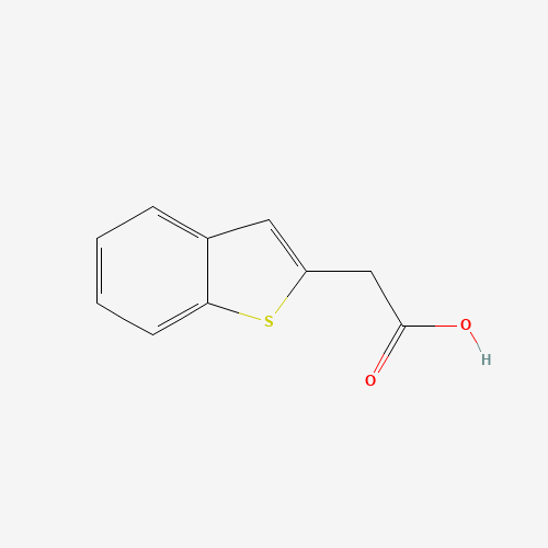 2-(1-benzothiophen-2-yl)acetic acid (CAS: 75894-07-4) - Chemical Structure and Molecular Formula 
