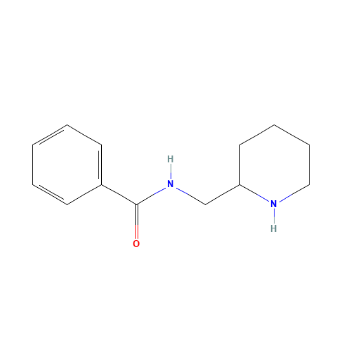 N-(piperidin-2-ylmethyl)benzamide (CAS: 127722-73-0) - Chemical Structure and Molecular Formula 
