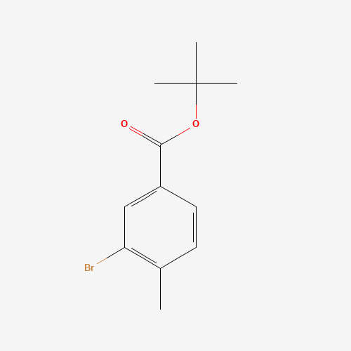 tert-butyl 3-bromo-4-methylbenzoate (CAS: 160952-57-8) - Chemical Structure and Molecular Formula 