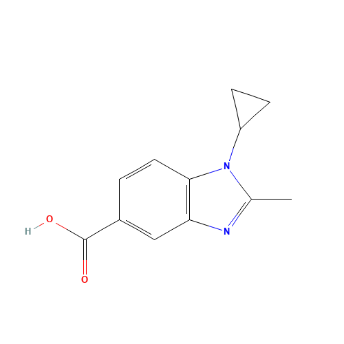 1-cyclopropyl-2-methylbenzimidazole-5-carboxylic acid (CAS: 1094428-46-2) - Related Chemical Product