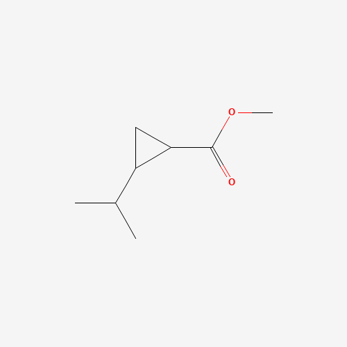 methyl 2-propan-2-ylcyclopropane-1-carboxylate (CAS: 921602-79-1) - Chemical Structure and Molecular Formula 