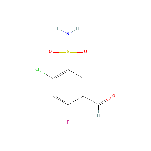 2-chloro-4-fluoro-5-formylbenzenesulfonamide (CAS: 864083-12-5) - Related Chemical Product
