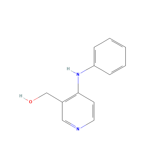 (4-anilinopyridin-3-yl)methanol (CAS: 1338467-98-3) - Chemical Structure and Molecular Formula 