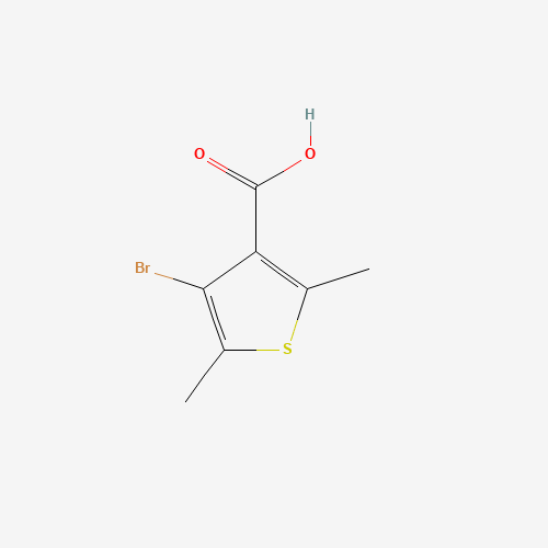 4-bromo-2,5-dimethylthiophene-3-carboxylic acid (CAS: 518330-09-1) - Chemical Structure and Molecular Formula 