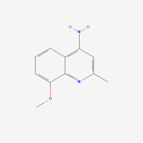 8-methoxy-2-methylquinolin-4-amine (CAS: 657391-86-1) - Chemical Structure and Molecular Formula 