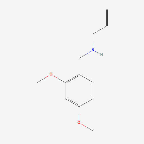 N-[(2,4-dimethoxyphenyl)methyl]prop-2-en-1-amine (CAS: 798542-73-1) - Chemical Structure and Molecular Formula 