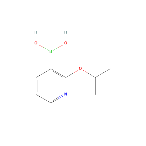 (2-propan-2-yloxypyridin-3-yl)boronic acid (CAS: 1150114-42-3) - Chemical Structure and Molecular Formula 