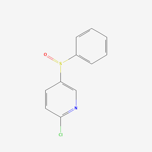 5-(benzenesulfinyl)-2-chloropyridine (CAS: 67743-67-3) - Chemical Structure and Molecular Formula 