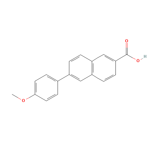 6-(4-methoxyphenyl)naphthalene-2-carboxylic acid (CAS: 132292-17-2) - Related Chemical Product