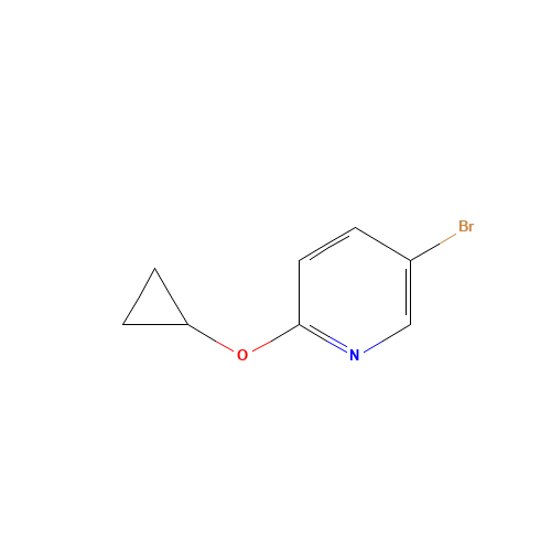 5-bromo-2-cyclopropyloxypyridine (CAS: 1243318-10-6) - Related Chemical Product