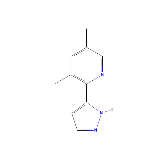 3,5-dimethyl-2-(1H-pyrazol-5-yl)pyridine (CAS: 1353762-17-0) - Related Chemical Product