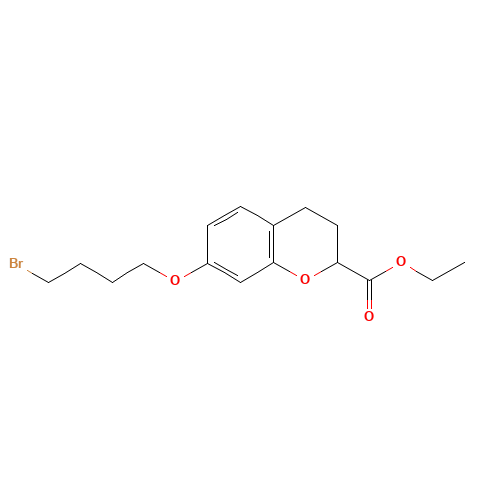 ethyl 7-(4-bromobutoxy)-3,4-dihydro-2H-chromene-2-carboxylate (CAS: 875455-41-7) - Related Chemical Product