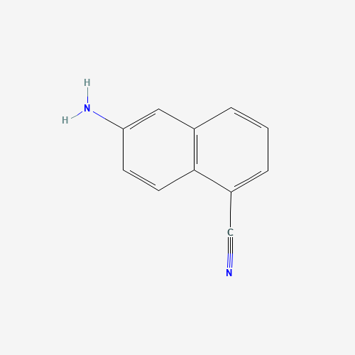 6-aminonaphthalene-1-carbonitrile (CAS: 91135-41-0) - Chemical Structure and Molecular Formula 