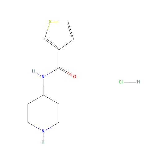 N-piperidin-4-ylthiophene-3-carboxamide;hydrochloride (CAS: 1185314-33-3) - Related Chemical Product