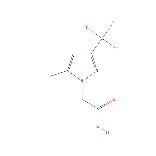 2-[5-methyl-3-(trifluoromethyl)pyrazol-1-yl]acetic acid (CAS: 345637-71-0) - Related Chemical Product