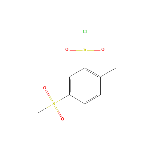 2-methyl-5-methylsulfonylbenzenesulfonyl chloride (CAS: 2224-67-1) - Related Chemical Product
